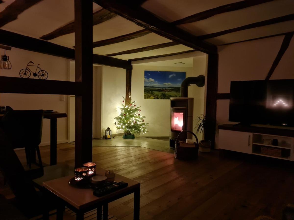 Ferienwohnung Zur Rhon Tischlerei Wiesenthal Bagian luar foto